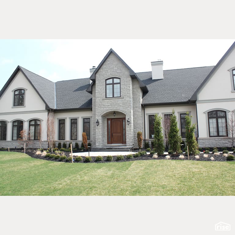 Front view - Stone Siding with Stone Siding by Masonal Stone Inc