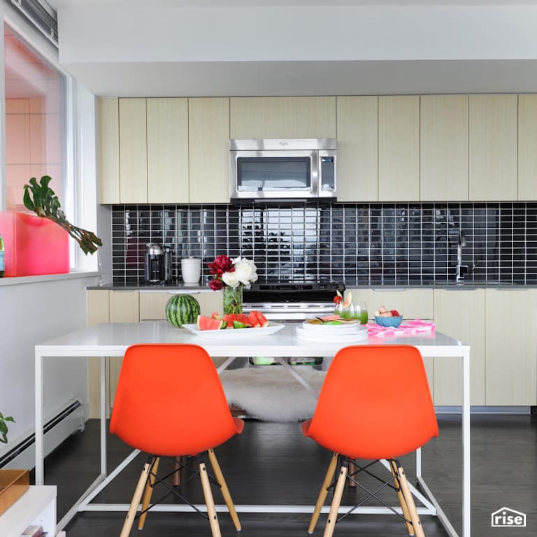 Plaid Fox - Yaletown Penthouse Kitchen with Laminate Flooring by PlaidFox