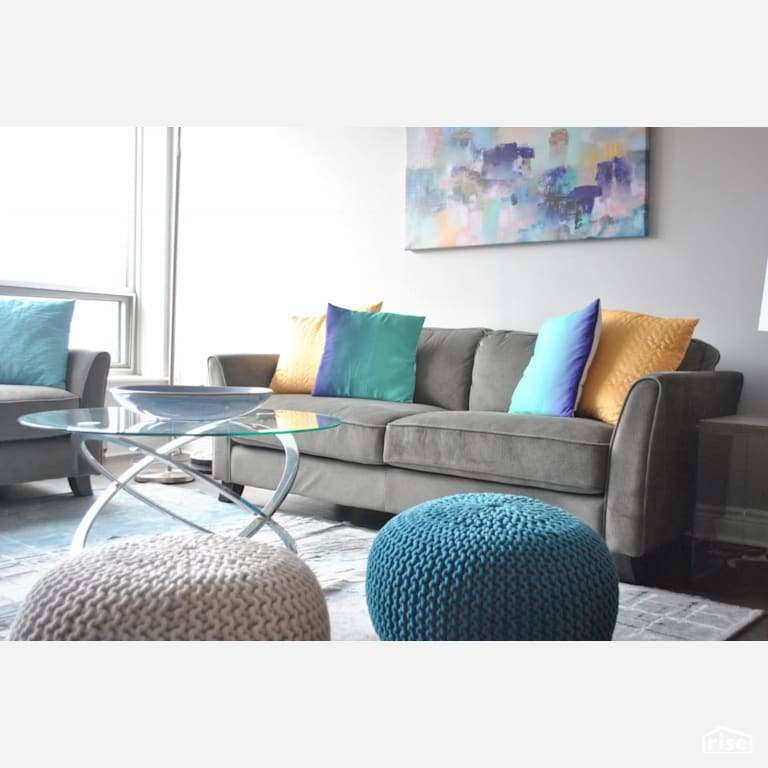 Dreamy Downtown Condo with Laminate Flooring by Amazing Space Interiors
