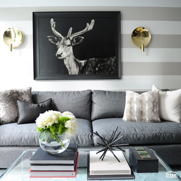 Living Room with Carpeting by PlaidFox