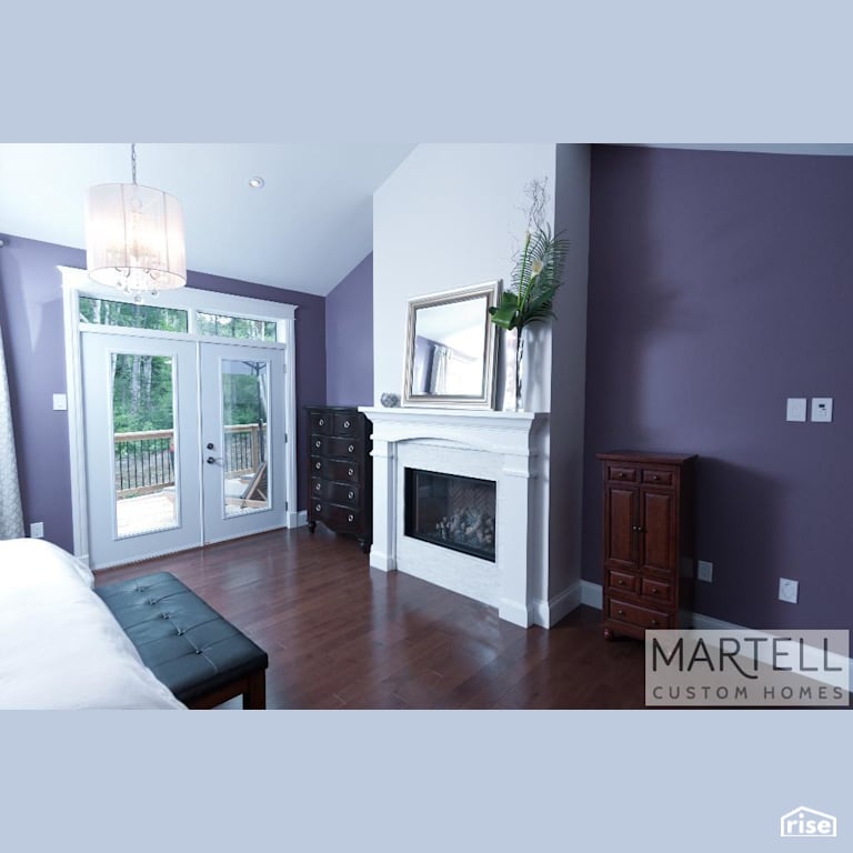 Verona Court - Master Bedroom with Energy Star Exterior Door by Martell Homes