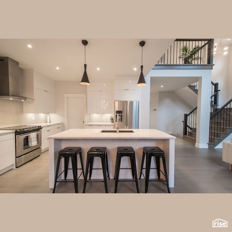 71 Arielle Lane - Kitchen with Ceiling Light by Homes by Highgate