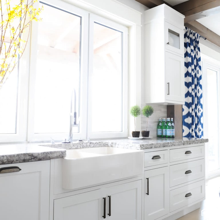 Walnut Grove - Kitchen with Wood Veneer Cabinet by PlaidFox