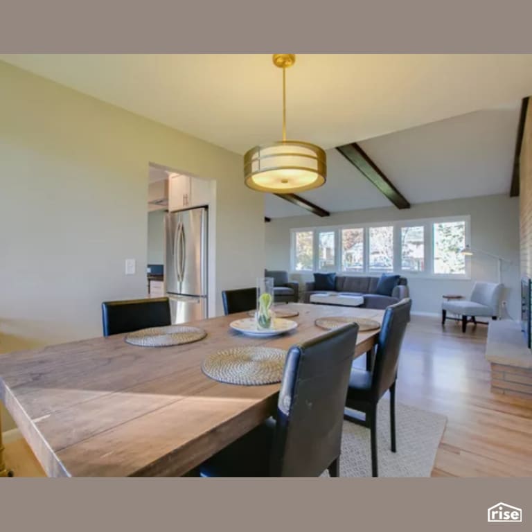 Dining Room with FSC Certified Hardwood by Constructive Builders