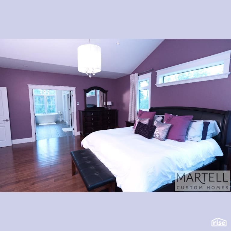 Verona Court - Master Bedroom with Fixed Window by Martell Homes