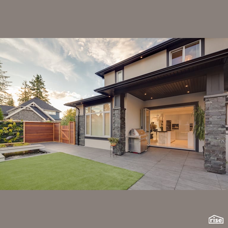 Executive Elegance - Patio with Tilt-and-Turn Patio Door by Clay Construction