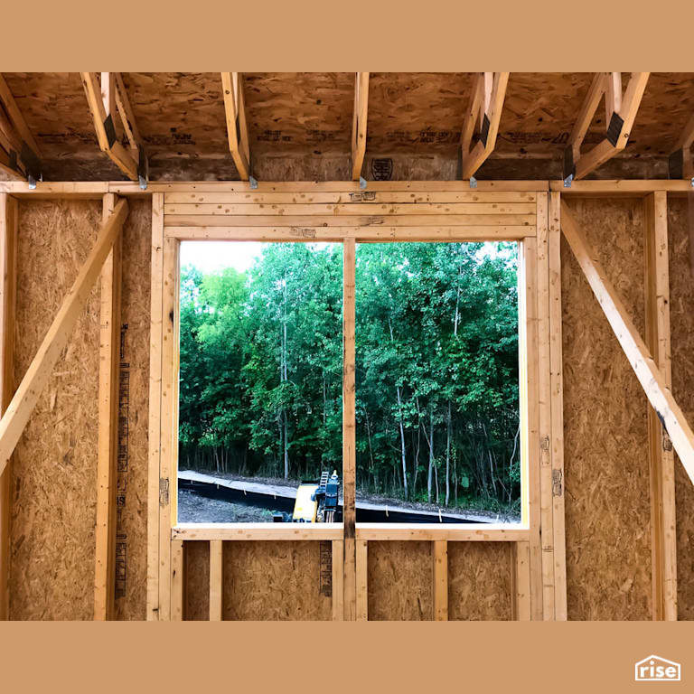 Insulated studs around a window with Insulated Stud by Tstud