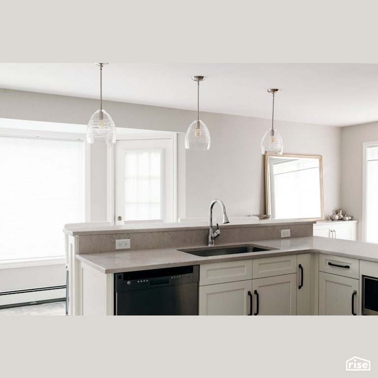 Kitchen - West-End Halifax Contemporary Design with Low-Flow Kitchen Faucet by Case Design/Remodeling