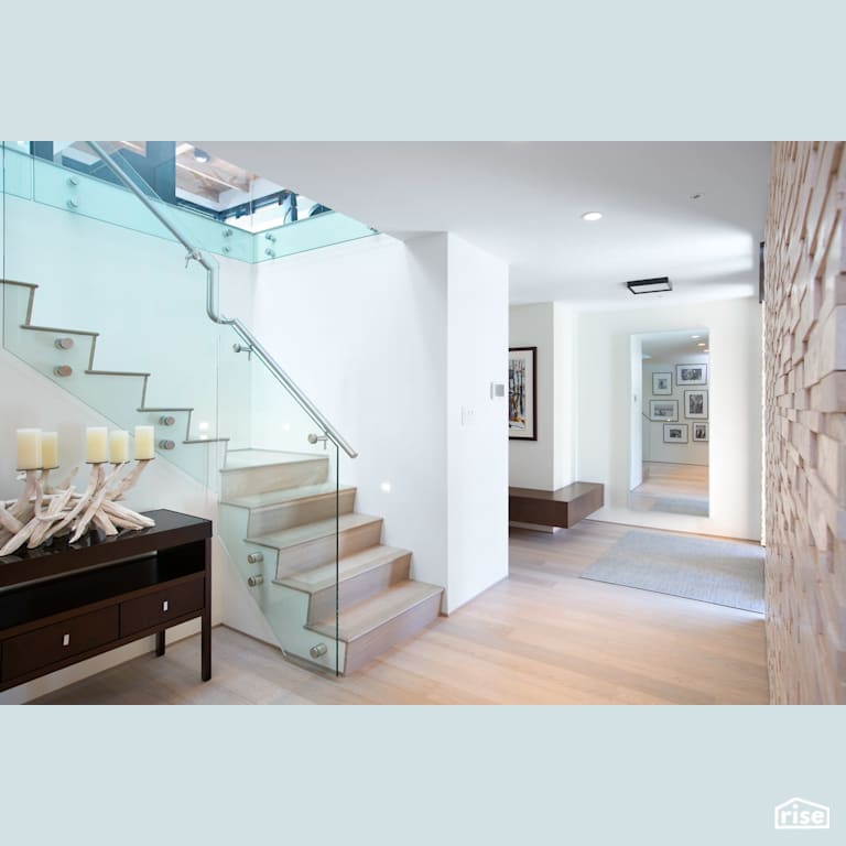 Entryway with Integrated LED by Naikoon Contracting