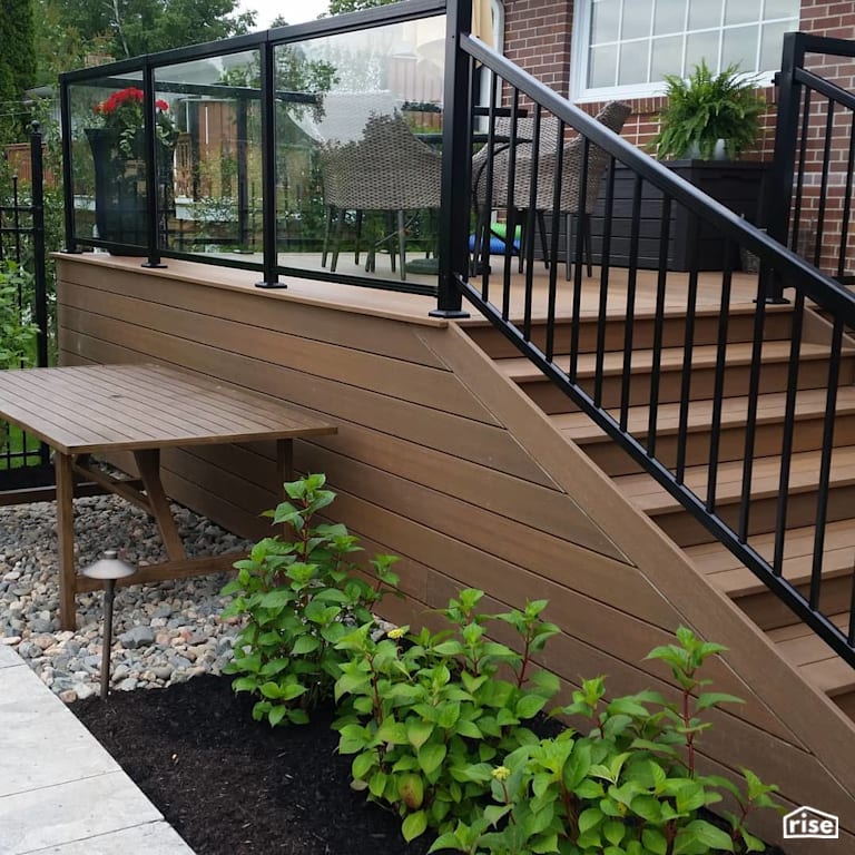 Brown Fiberon composite decking with Composite Decking by J Russon Construction