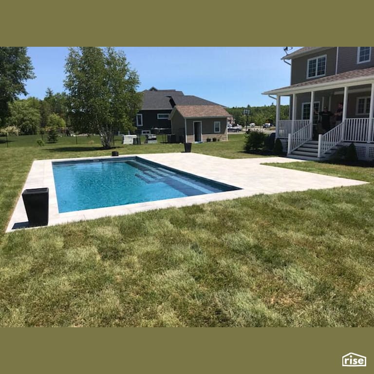 Outdoor Swimming Pool with Variable Speed Pool Pump by PoolBoy Inc