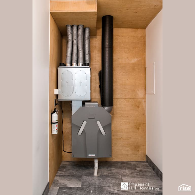 Yakisugi Passive House with Heat Recovery Ventilator [HRV] by Pheasant Hill Homes Ltd.