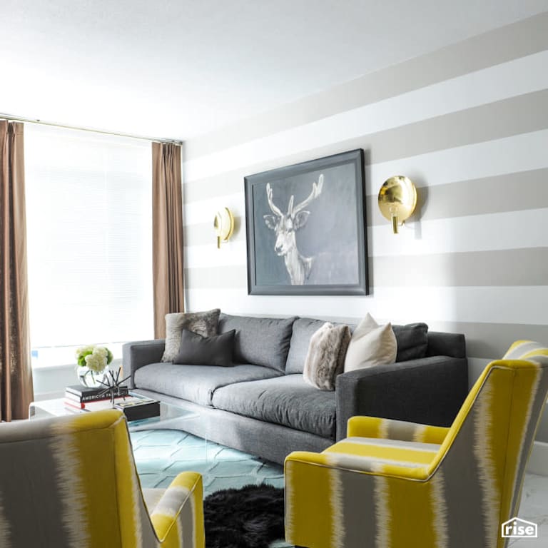 Living Room with Carpeting by PlaidFox