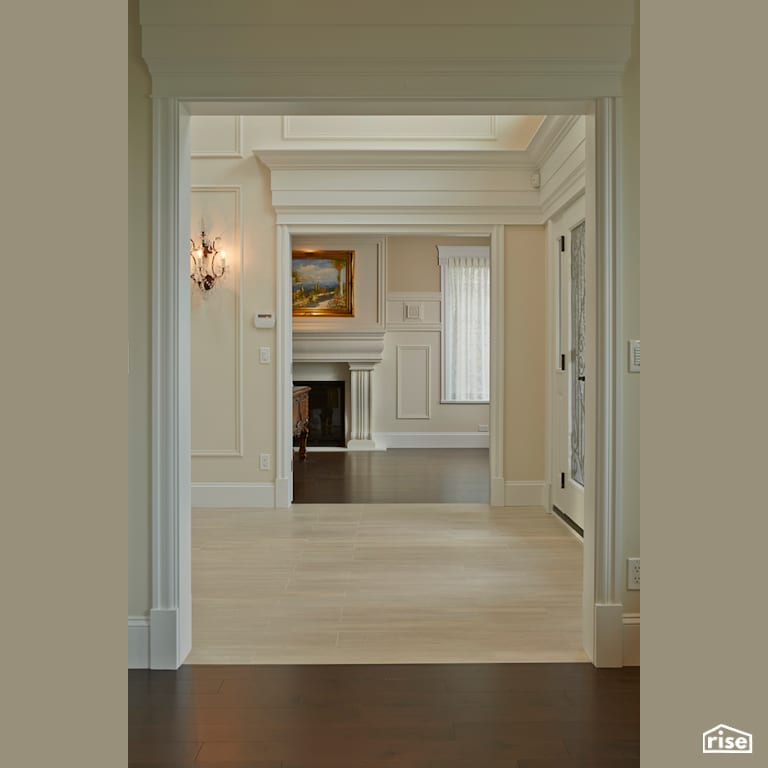 Entryway with Programmable Thermostat by My House Design/Build Team Ltd.