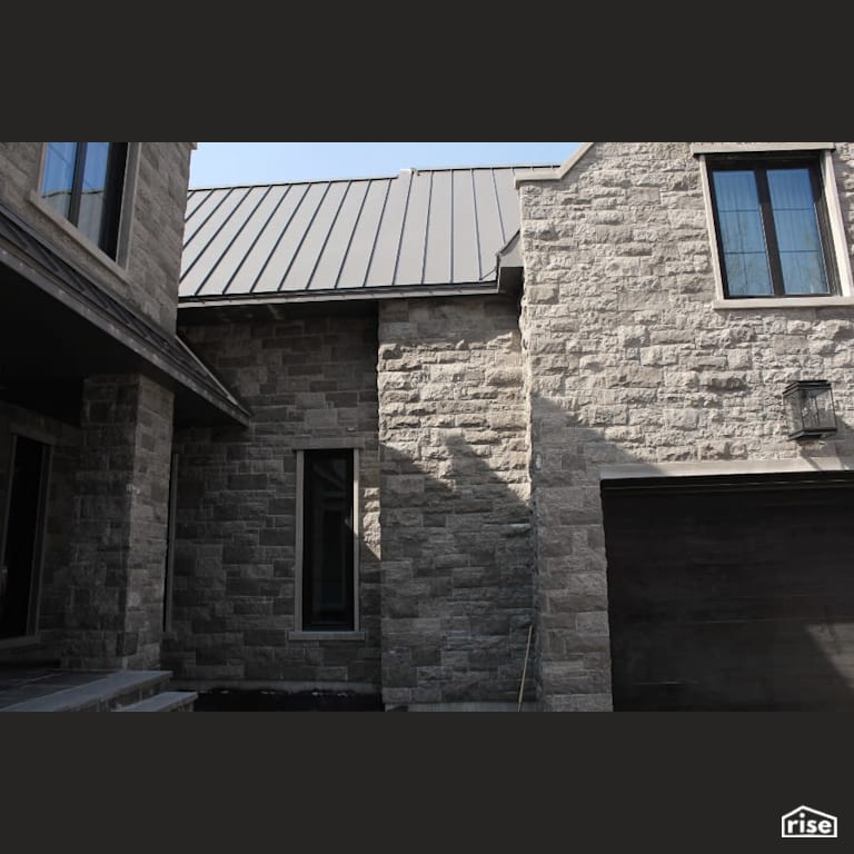 House with Stone Siding with Stone Siding by Masonal Stone Inc