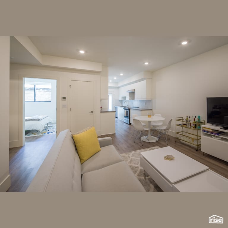 Granny Suite with Kitchenette with Laminate Flooring by Synthesis Design