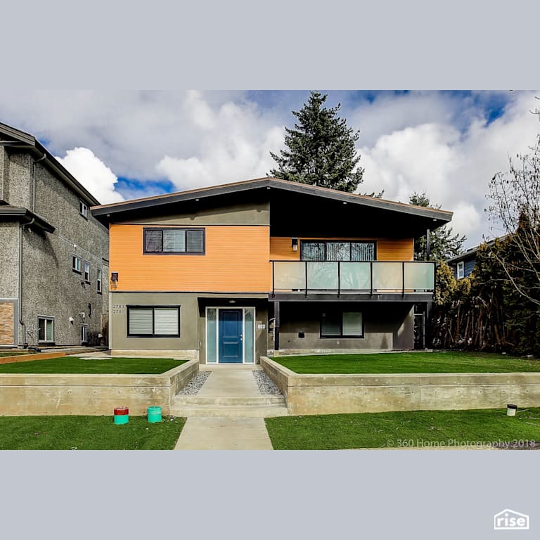 Main House Renovation  with Asphalt Shingles by KPC Homes Ltd. 
