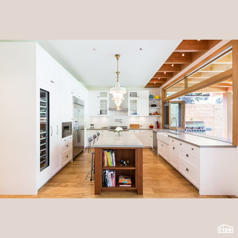 Kitchen with Integrated LED by Naikoon Contracting