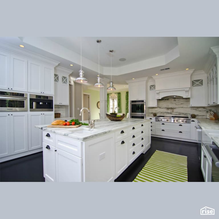 Kitchen Remodel - Chain Bridge Road with Wall Oven by Case Design/Remodeling