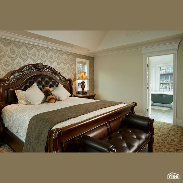 Master Bedroom with Integrated LED by My House Design/Build Team Ltd.