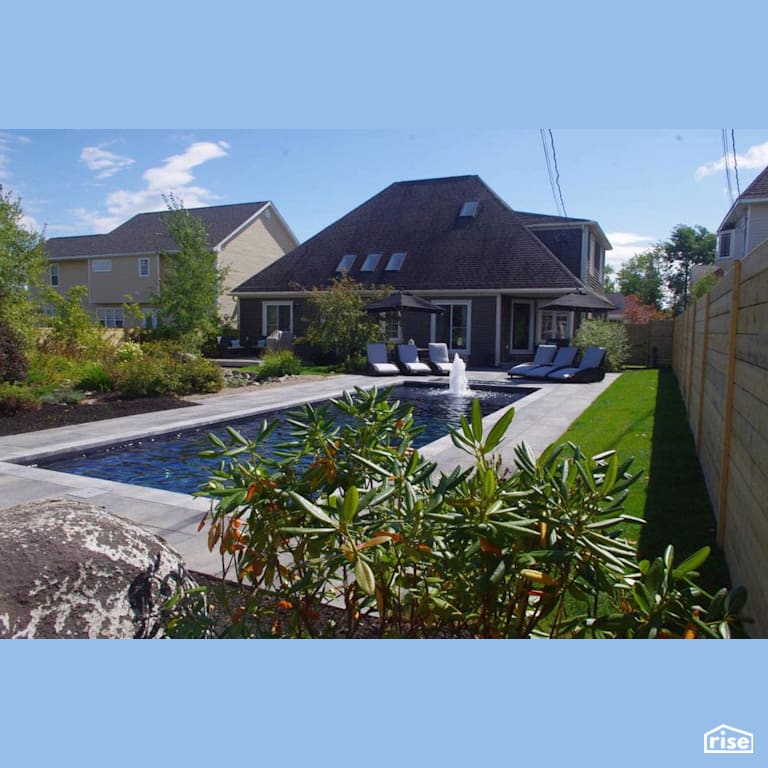 Inground Swimming Pool with Variable Speed Pool Pump by PoolBoy Inc