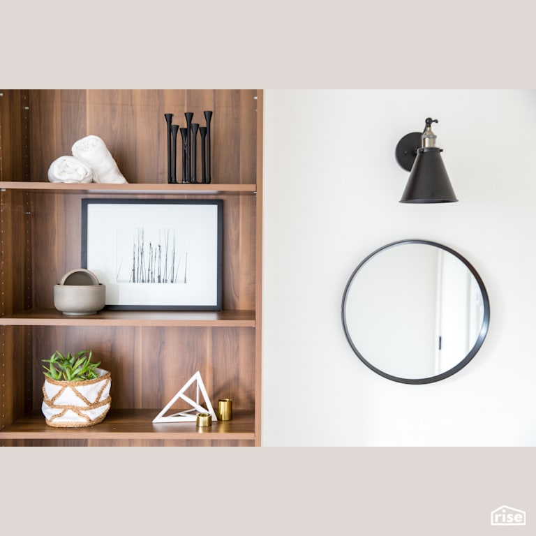 Gabe Acquin Bathroom with LED Lighting by Reimagine Designs