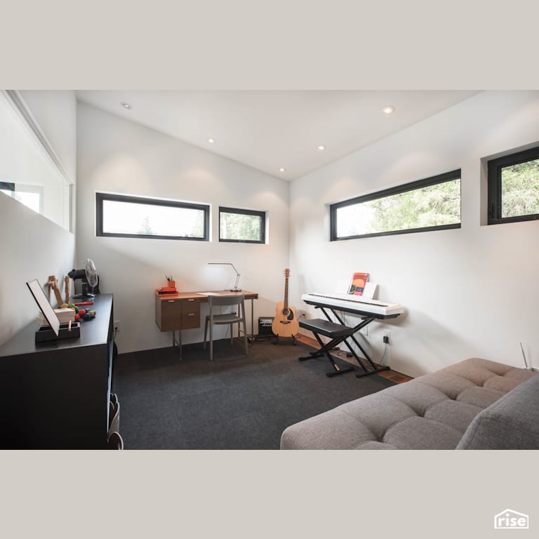 Fort Langley Modern Blend - Basement with Integrated LED by My House Design/Build Team Ltd.