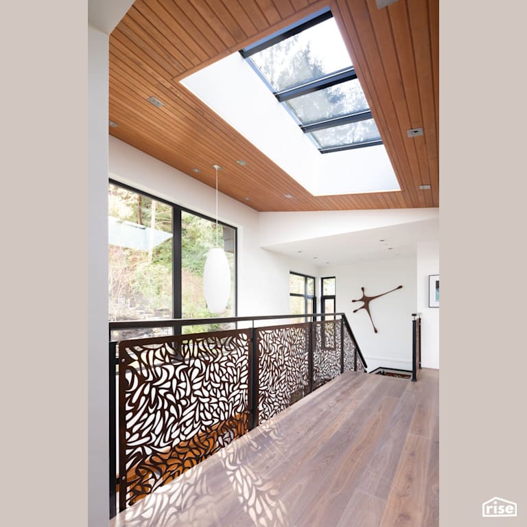 Staircase with Integrated LED by Naikoon Contracting