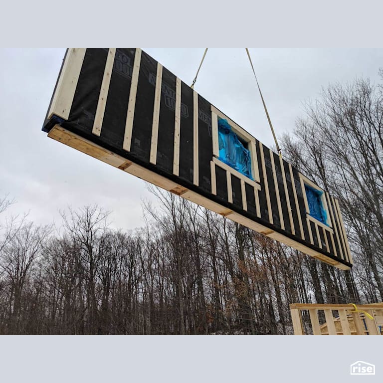 Panelized Prefab wall with Prefabricated Panelized Home by Phoenix Haus LLC