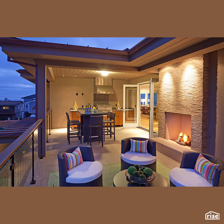 Patio with Tilt-and-Turn Patio Door by Alliance Green Builders