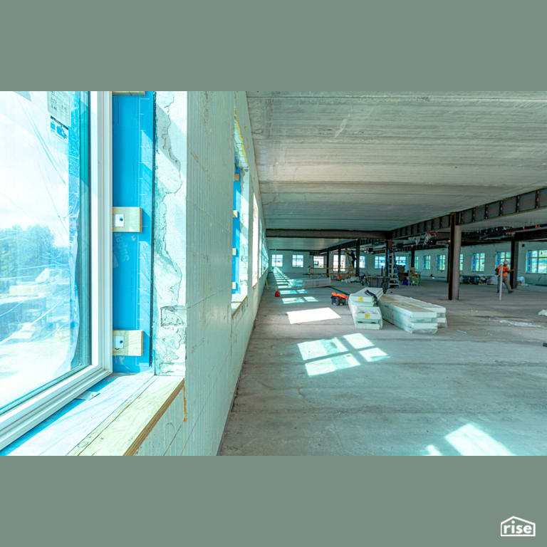 Howland Green Business Center - Windows - inside with Insulated Concrete Forms [ICF] by Nudura