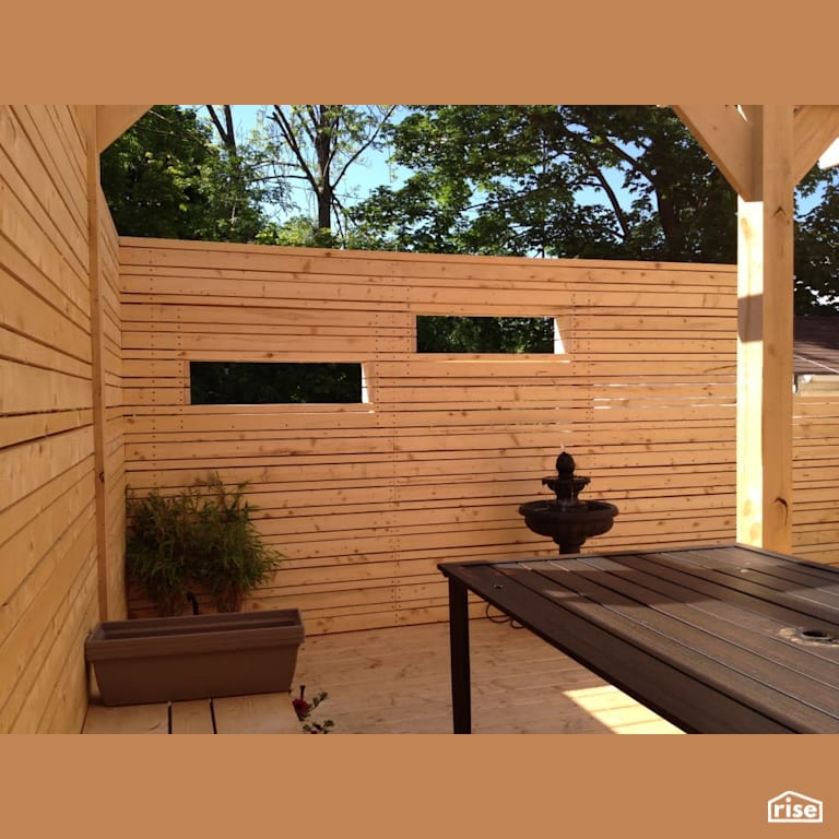 Leaman Street - Deck with Cedar Decking by Brad Goodsell Design | Build Inc