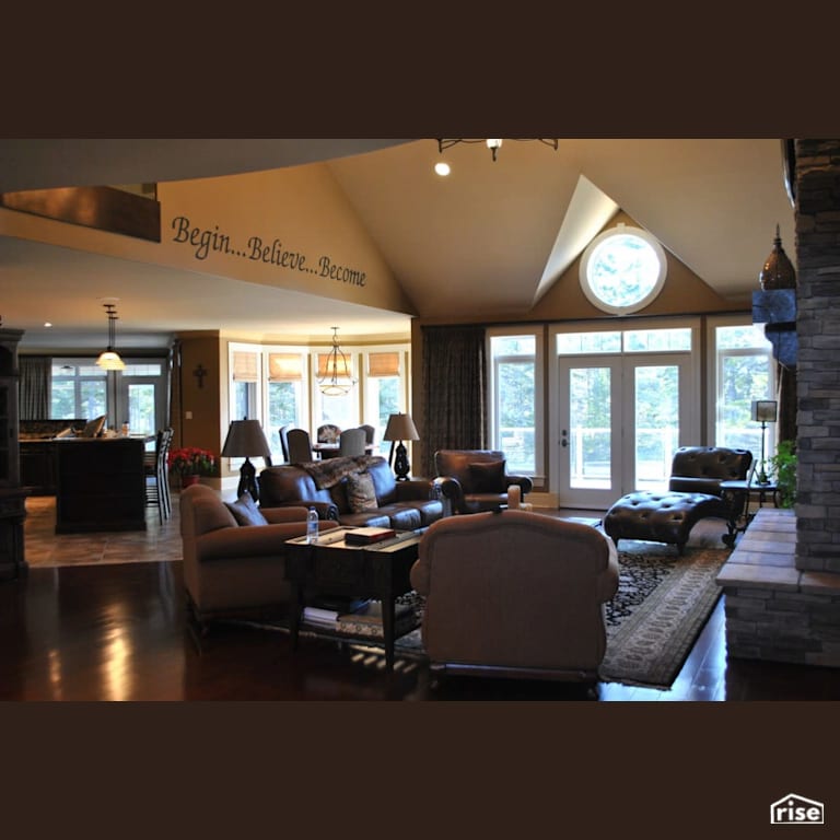Fall River Fantasy with Engineered Hardwood by Amazing Space Interiors