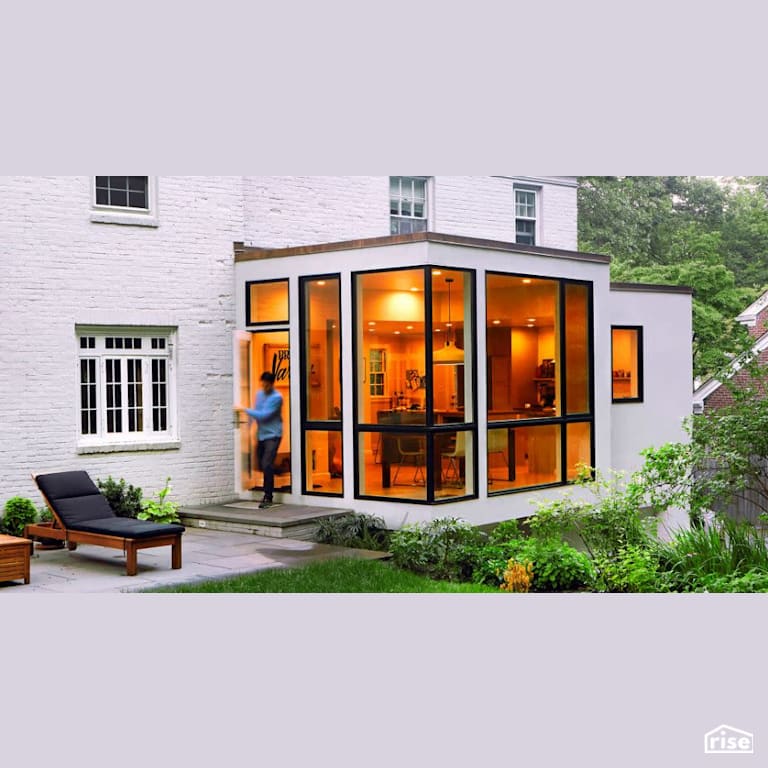 Chestnut Hill Addition with Fixed Window by Helios Design Group