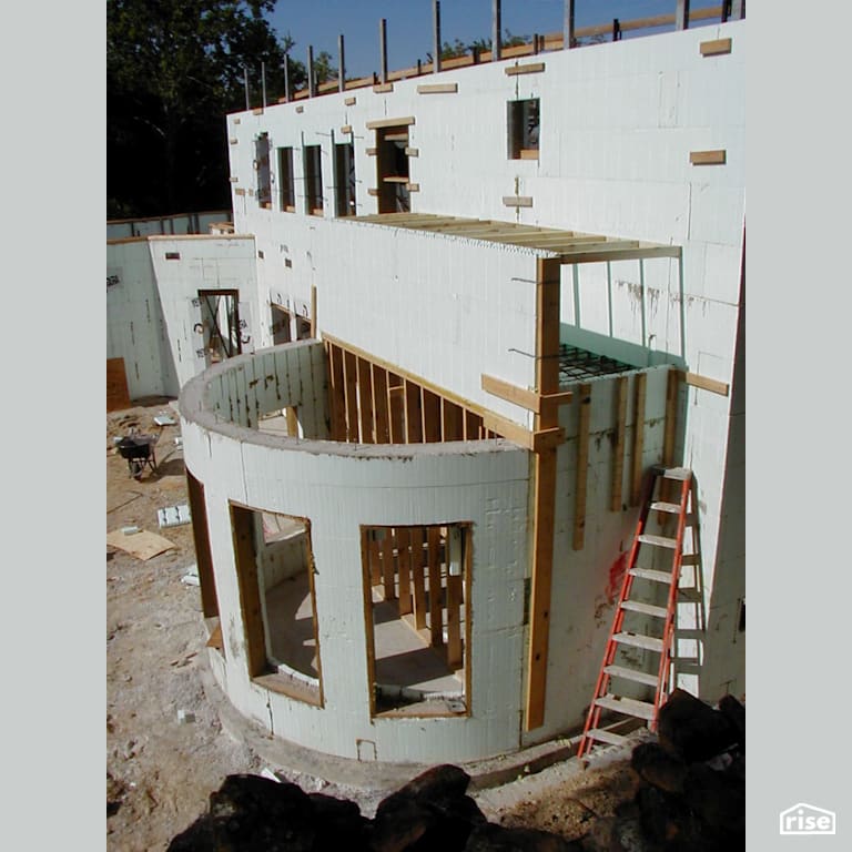 Fort Worth Residence - Construction with Insulated Concrete Forms [ICF] by Nudura