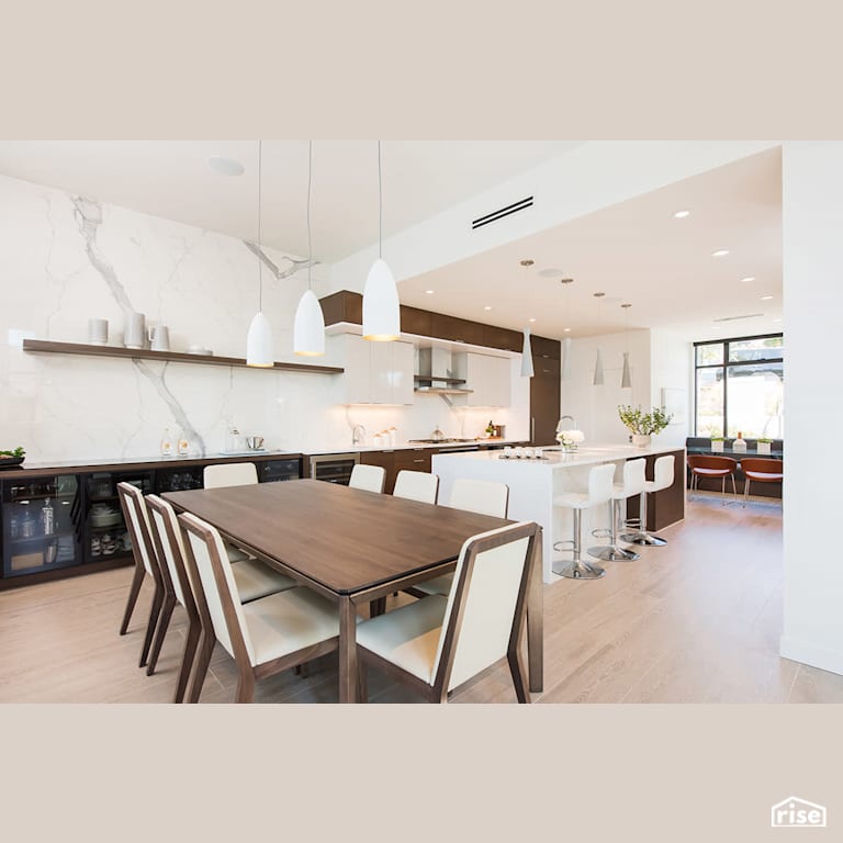 Kitchen with Integrated LED by Naikoon Contracting