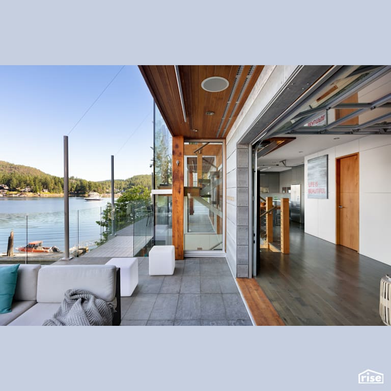 Extension of living space with Fiber Cement Siding by Synthesis Design