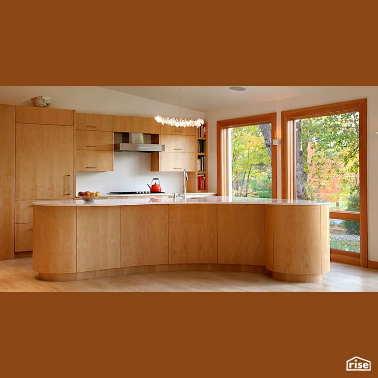 Lincoln Addition Kitchen with Low-Flow Kitchen Faucet by Helios Design Group