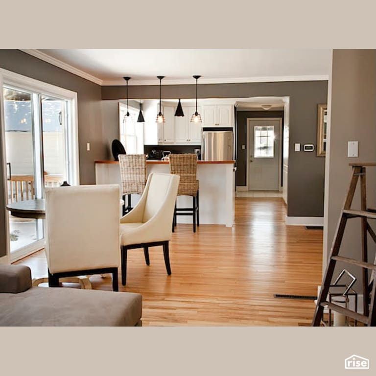 Albert Street I Kitchen with Energy Star Exterior Door by Reimagine Designs