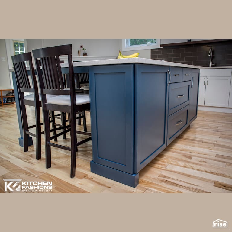 Kitchen Fashions - Kitchen and Workroom Space with Low-Flow Kitchen Faucet by Home Fashions
