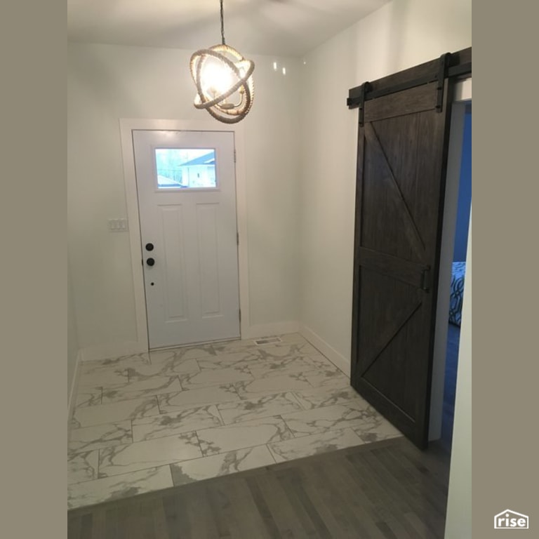 The Lauderdale - Entryway with Energy Star Exterior Door by Justin Bowers Homes