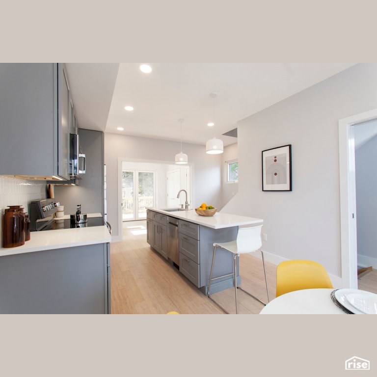 Black Street Development Kitchen Island with Dishwasher by Module