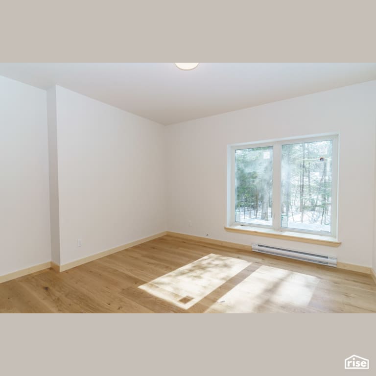 Interior_Unit1 Master Bedroom Window-view with Passive House Window by Tooketree Passive Homes