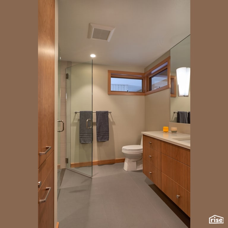 Cle Elum Home with Low-Flush Toilet by FabCab Inc