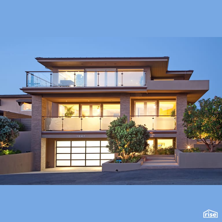 Exterior with Solar Outdoor Lights by Alliance Green Builders