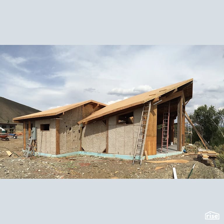 Borah Basin Building Exterior with Hempcrete Walls by Hempitecture