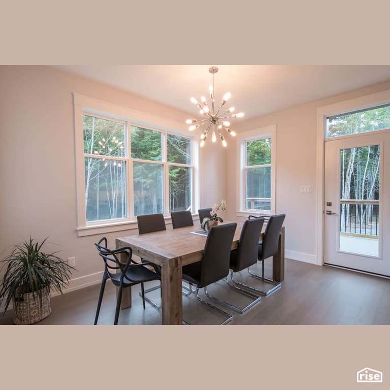71 Arielle Lane - Dining Room with Energy Star Exterior Door by Homes by Highgate