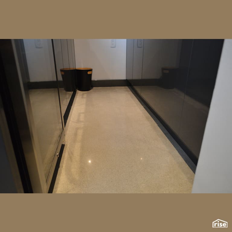 Polished Concrete Overlay with Concrete Flooring by DeltaCrete