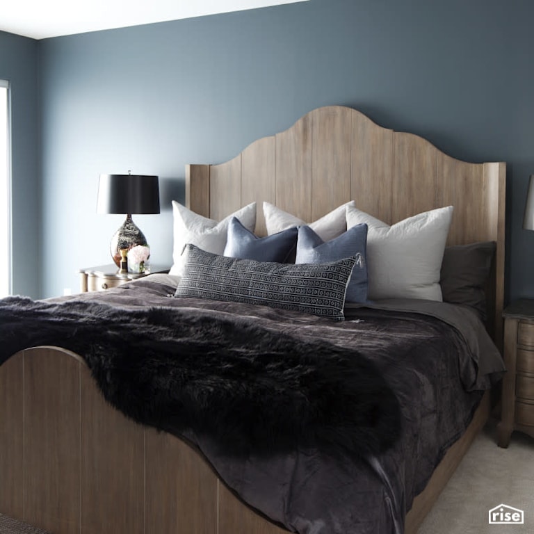 Homer Street - Bedroom with Desk Lamp by PlaidFox