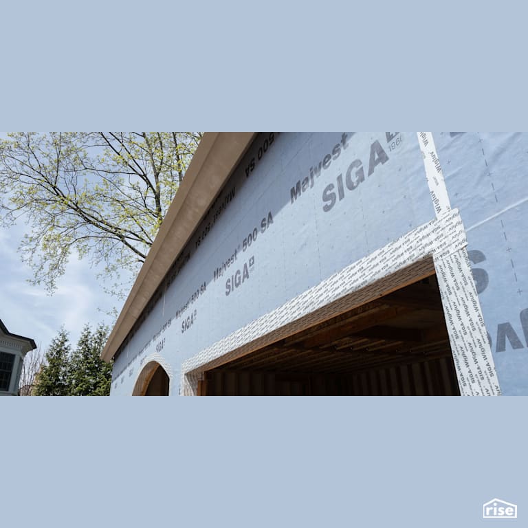 SIGA Majvest control layer with Exterior Air Sealing Tape by SIGA North America